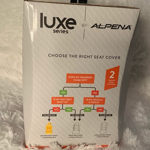 Luxe Series Seat Covers Set of 2 Floral - Picture 4 of 4